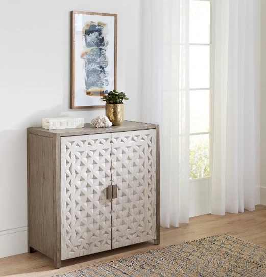 Liberty Chatfield Antique White/Tobacco Accent Console 1 Liberty Chatfield Antique White/Tobacco Accent Console