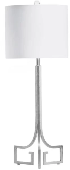 Crestview Collection Lux Silver Table Lamp