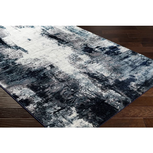 Surya Wanderlust Gray/Aqua 9'3" X 12'3" Area Rug 5 Surya Wanderlust Gray/Aqua 9'3" X 12'3" Area Rug - Image 5