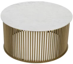 Coast2Coast Home™ Bella Gold/White Cocktail Table