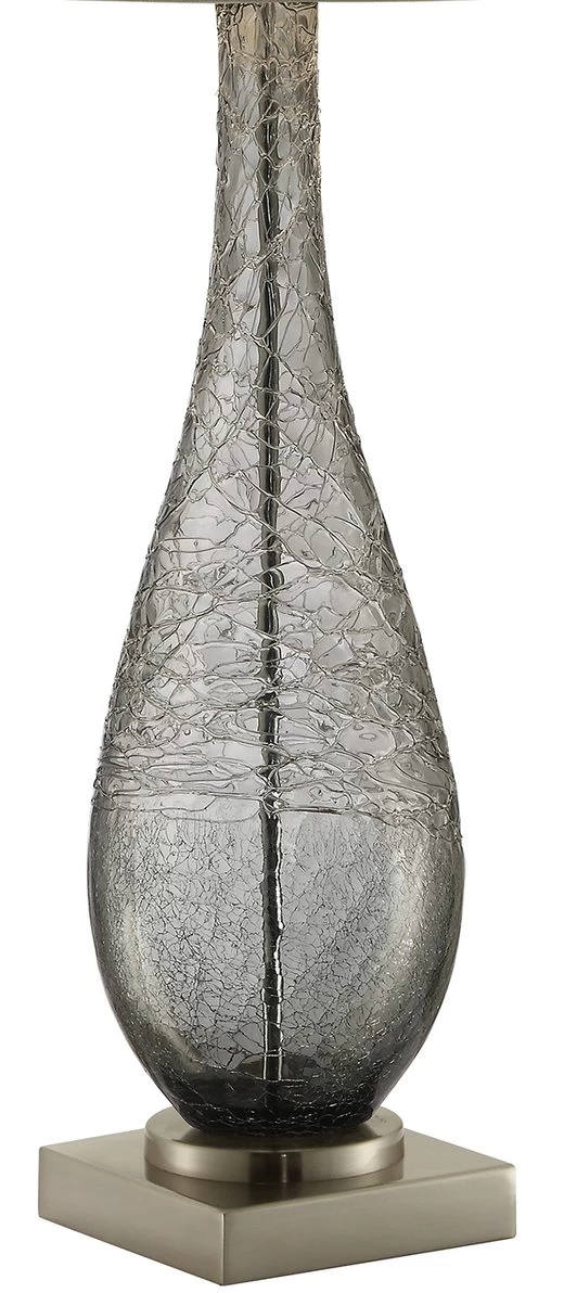 Crestview Collection Saxton Grey Glass Table Lamp 3 Crestview Collection Saxton Grey Glass Table Lamp - Image 3