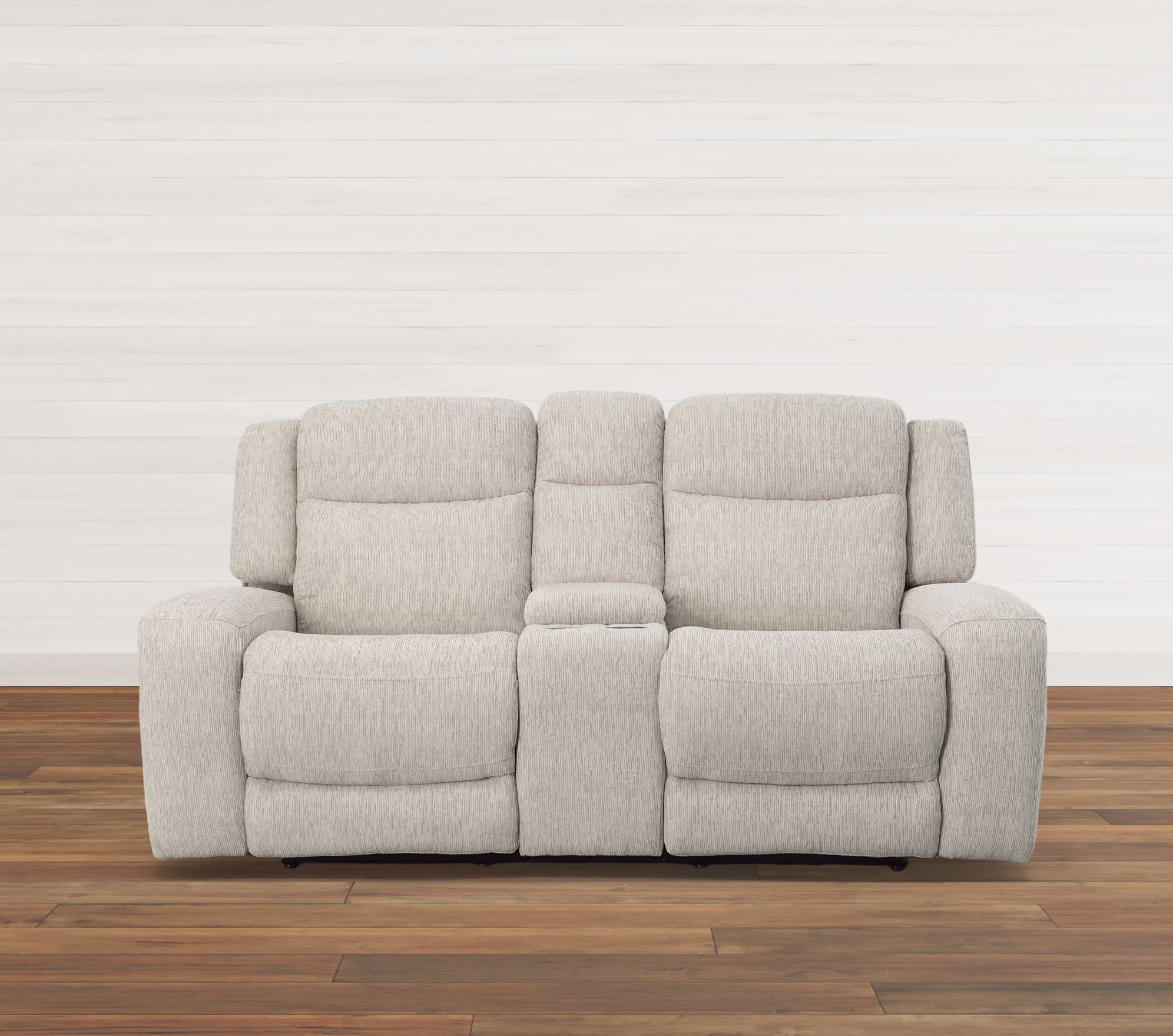 Man Wah Taupe Power Reclining Loveseat With Console 7 Man Wah Taupe Power Reclining Loveseat With Console - Image 7