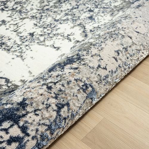 LR Home Antalya Beige/Dark Gray 5'x7' Area Rug 2 LR Home Antalya Beige/Dark Gray 5'x7' Area Rug - Image 2