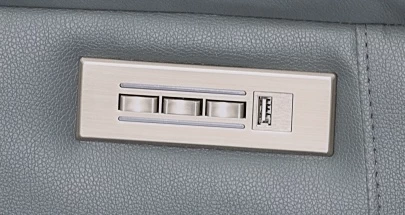 Hi-Rock Home Rainer Leather Power Reclining Console Loveseat 6 Hi-Rock Home Rainer Leather Power Reclining Console Loveseat - Image 6