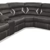 Signature Design By Ashley® Kincord 3-Piece Midnight Power Reclining Sectional