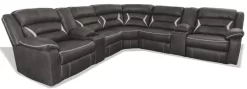 Signature Design By Ashley® Kincord 3-Piece Midnight Power Reclining Sectional
