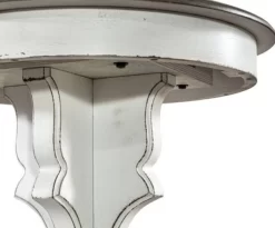 Liberty Magnolia Manor Antique White/Weathered Bark Round End Table -Furniture comprehensive store fe742458 7348 4393 a79c 6ebfe99a8104